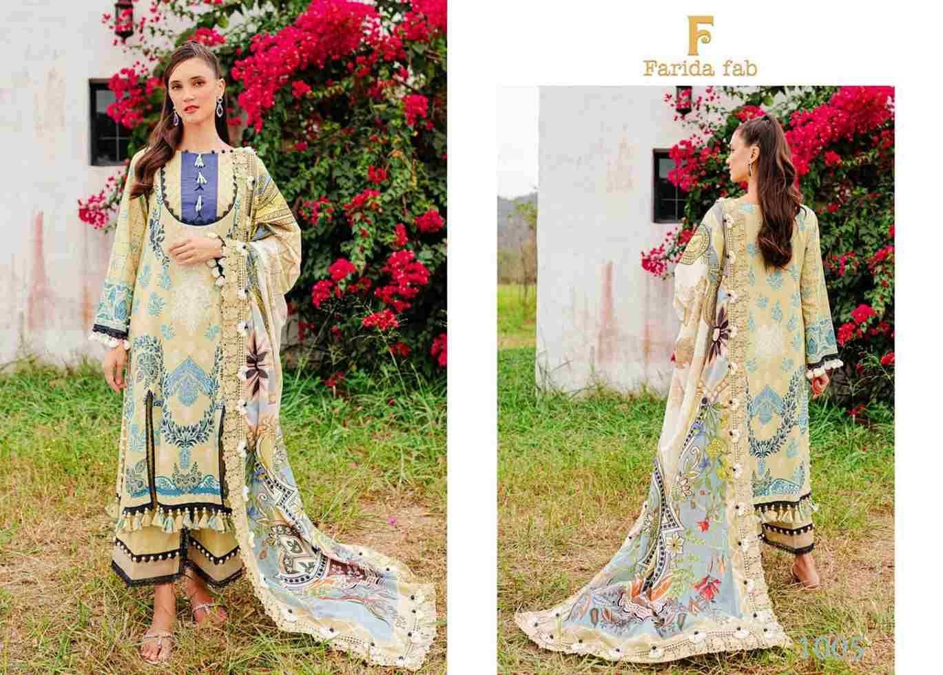 Concept-A By Farida Fab 1001 To 1006 Series Beautiful Festive Suits Stylish Fancy Colorful Casual Wear & Ethnic Wear Pure Cotton Print Dresses At Wholesale Price