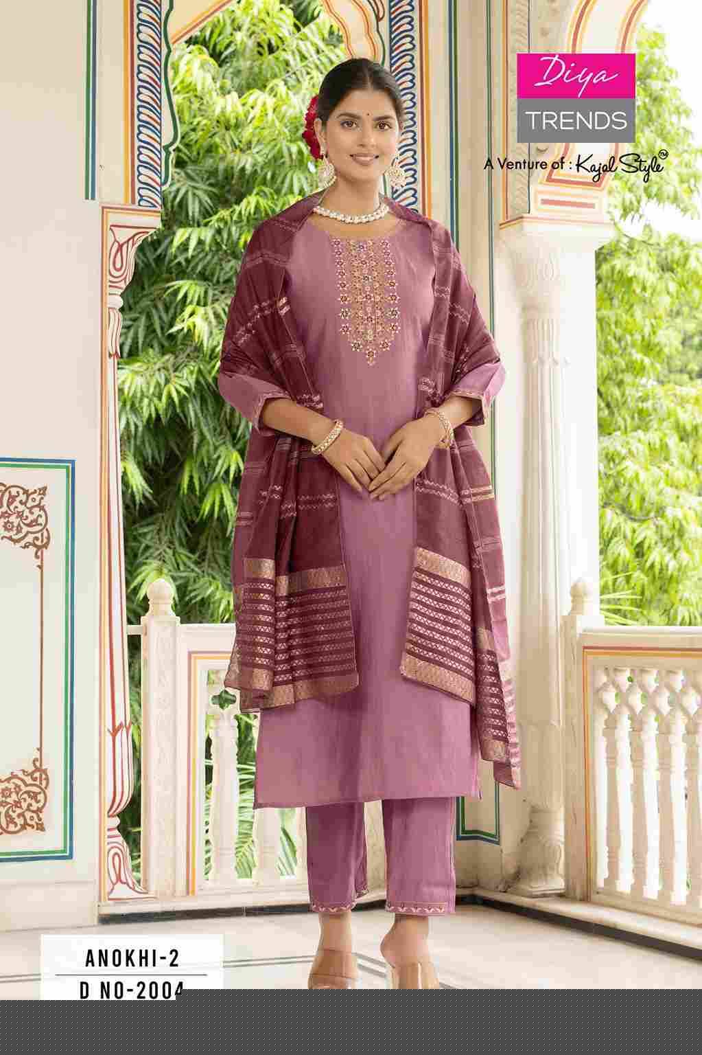 Anokhi Vol-2 By Diya Trends 2001 To 2008 Series Designer Festive Suits Collection Beautiful Stylish Fancy Colorful Party Wear & Occasional Wear Modal Silk Dresses At Wholesale Price