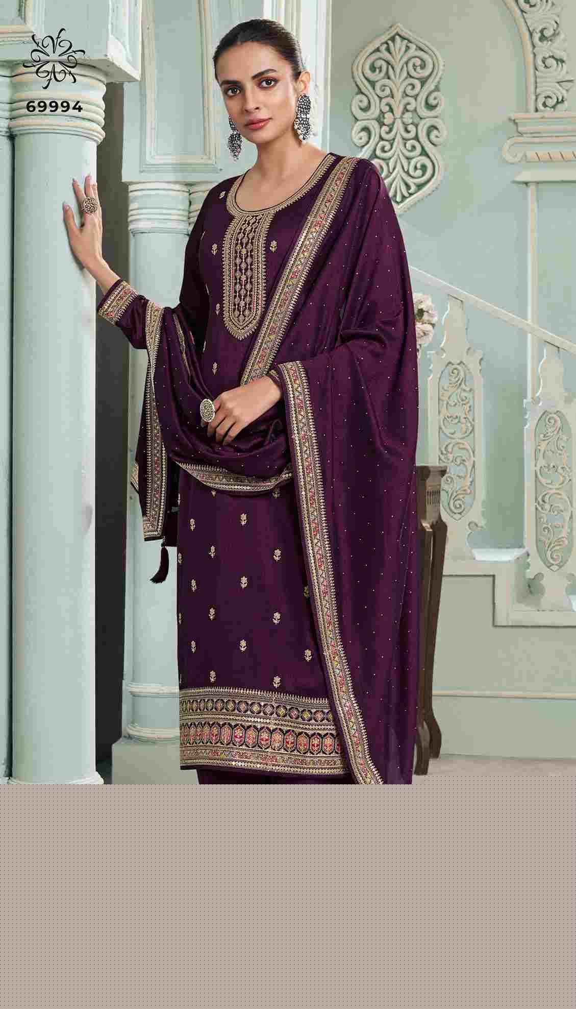 Meena By Vinay Fashion 69991 To 69994 Series Designer Festive Suits Collection Beautiful Stylish Fancy Colorful Party Wear & Occasional Wear Silk Georgette Dresses At Wholesale Price