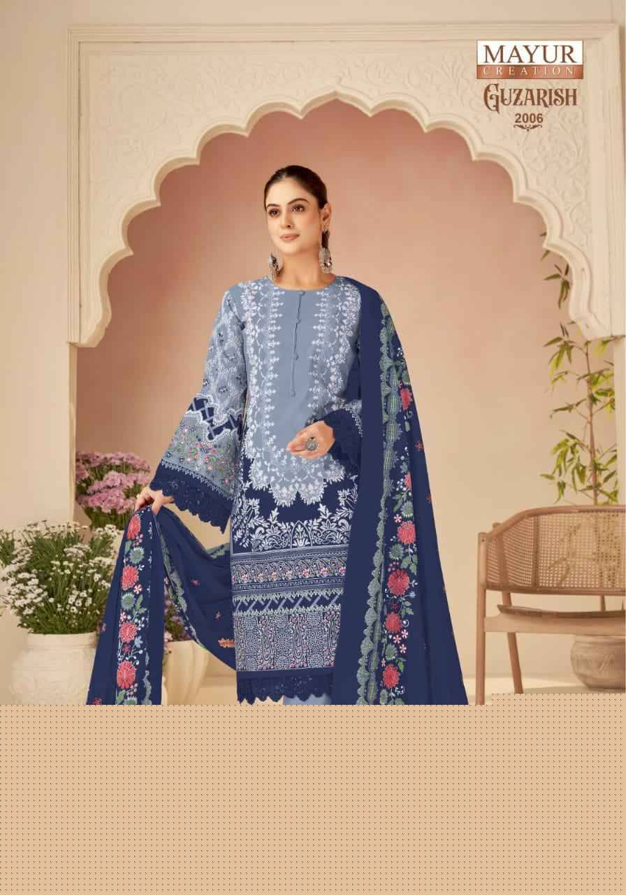 Guzarish Vol-2 By Mayur Creation 2001 To 2008 Series Beautiful Festive Suits Stylish Fancy Colorful Casual Wear & Ethnic Wear Pure Cotton Print Dresses At Wholesale Price