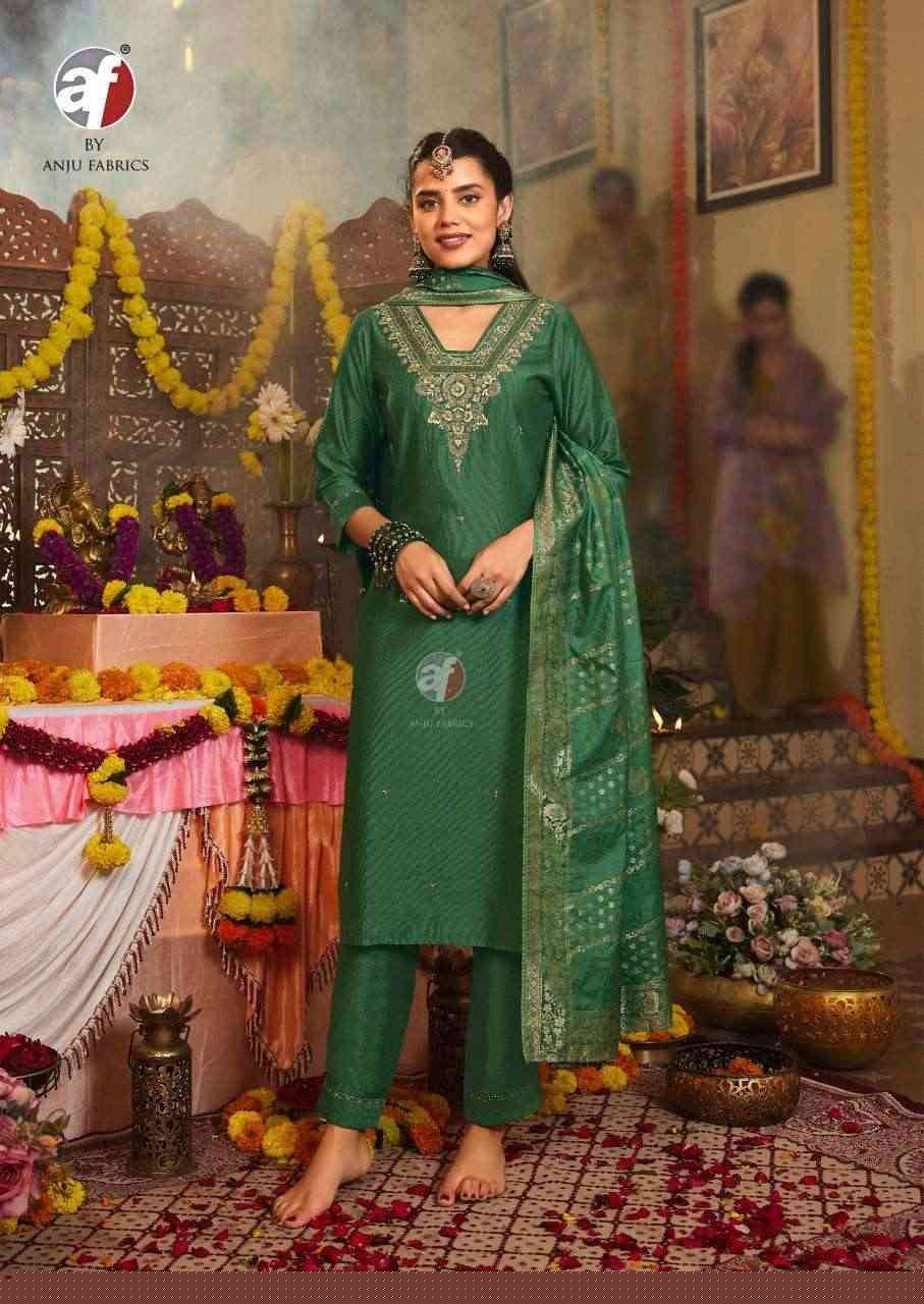 Mayuri Vol-5 By Anju Fabrics 3971 To 3976 Series Festive Suits Beautiful Fancy Colorful Stylish Party Wear & Occasional Wear Viscose Nylon Dresses At Wholesale Price