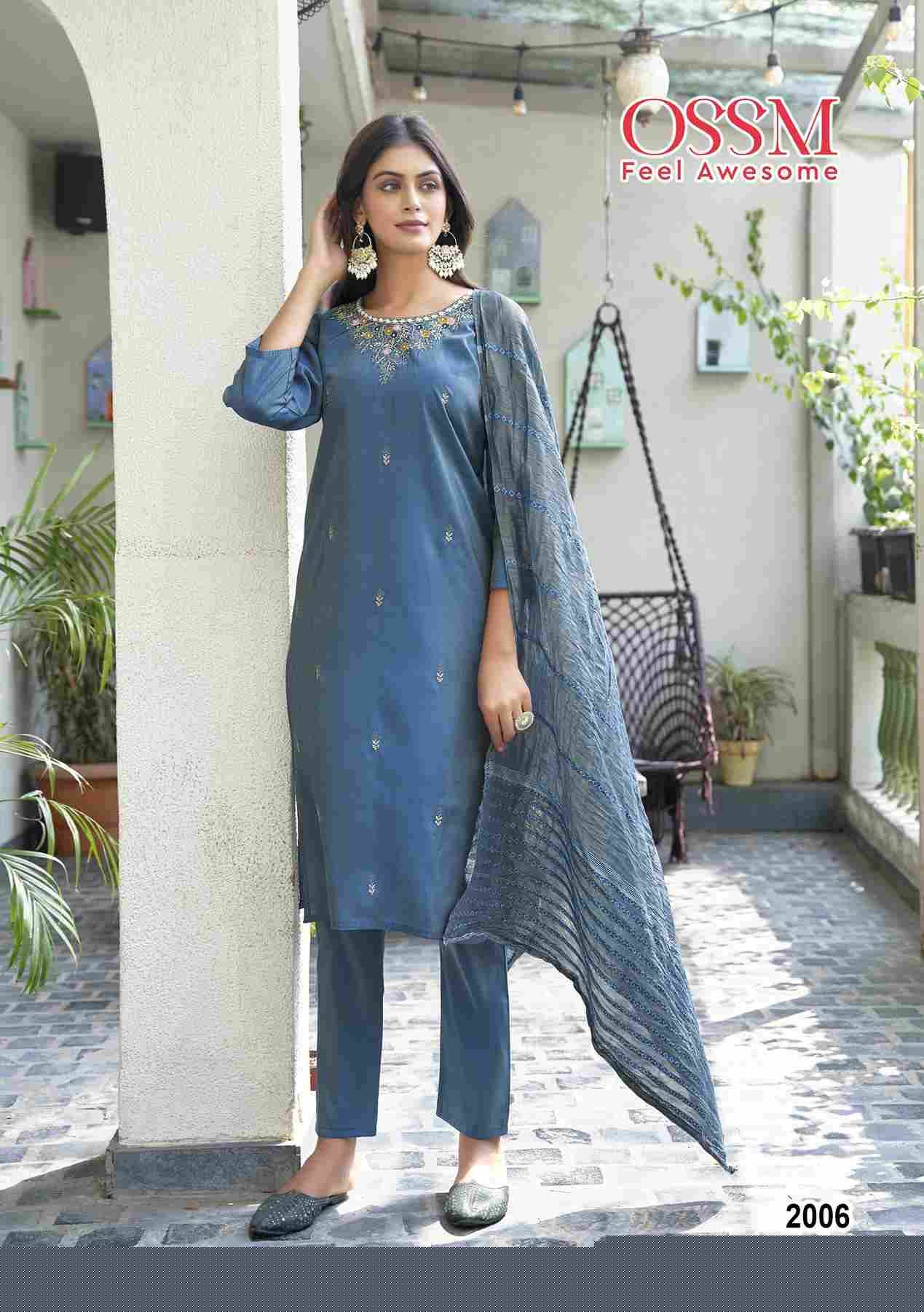 Mishu Vol-2 By Ossm 2001 To 2006 Series Designer Stylish Fancy Colorful Beautiful Party Wear & Ethnic Wear Collection Shimmer Dresses At Wholesale Price