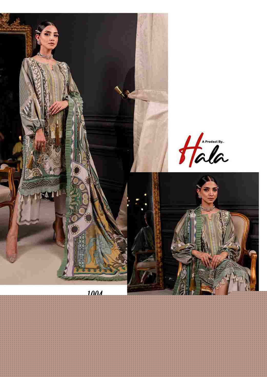Azure By Hala 1001 To 1006 Series Beautiful Festive Suits Stylish Fancy Colorful Casual Wear & Ethnic Wear Pure Lawn Cotton Digital Print Dresses At Wholesale Price