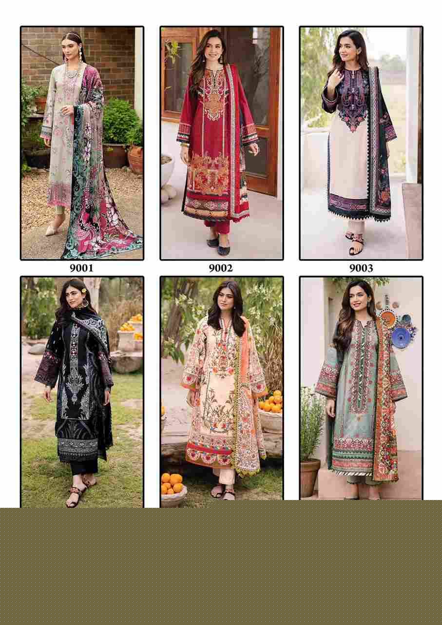 Faiza Vol-9 By Nafisa Cotton 9001 To 9006 Series Beautiful Fetsive Suits Stylish Fancy Colorful Casual Wear & Ethnic Wear Pure Cotton Dresses At Wholesale Price
