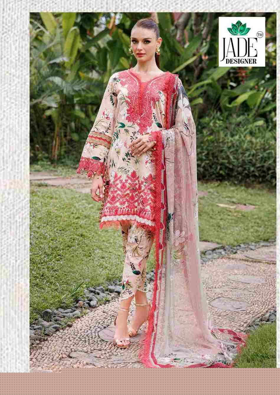 Crimsons Vol-12 By Jade 12001 To 12006 Series Beautiful Festive Suits Colorful Stylish Fancy Casual Wear & Ethnic Wear Pure Lawn Cotton Embroidered Dresses At Wholesale Price
