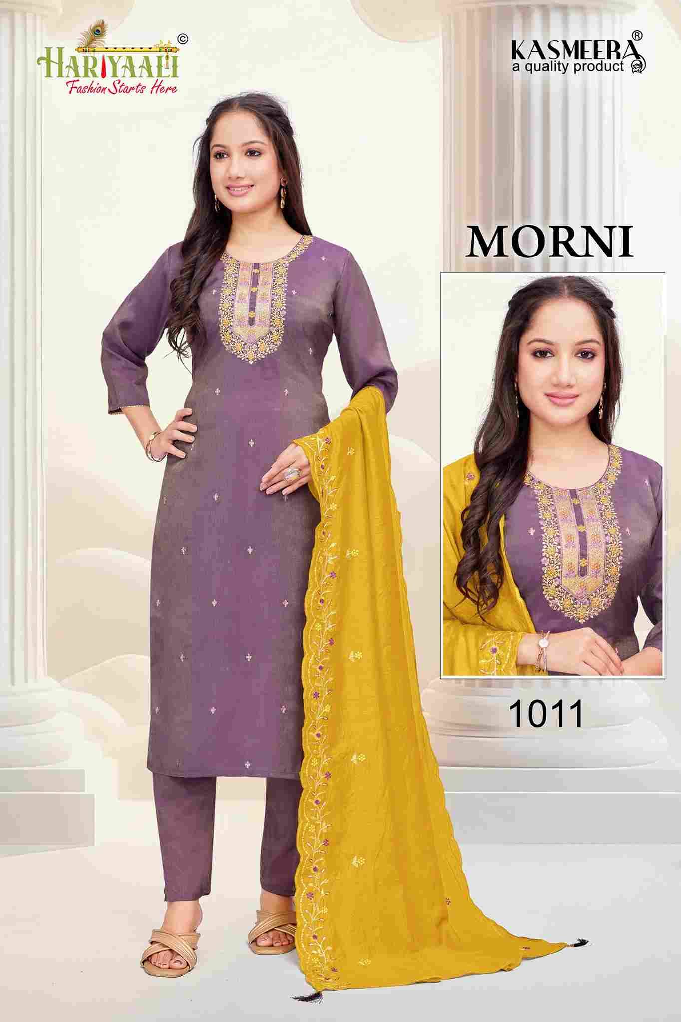 Morni By Hariyaali 1008 To 1015 Series Beautiful Festive Suits Colorful Stylish Fancy Casual Wear & Ethnic Wear Simmer Dresses At Wholesale Price