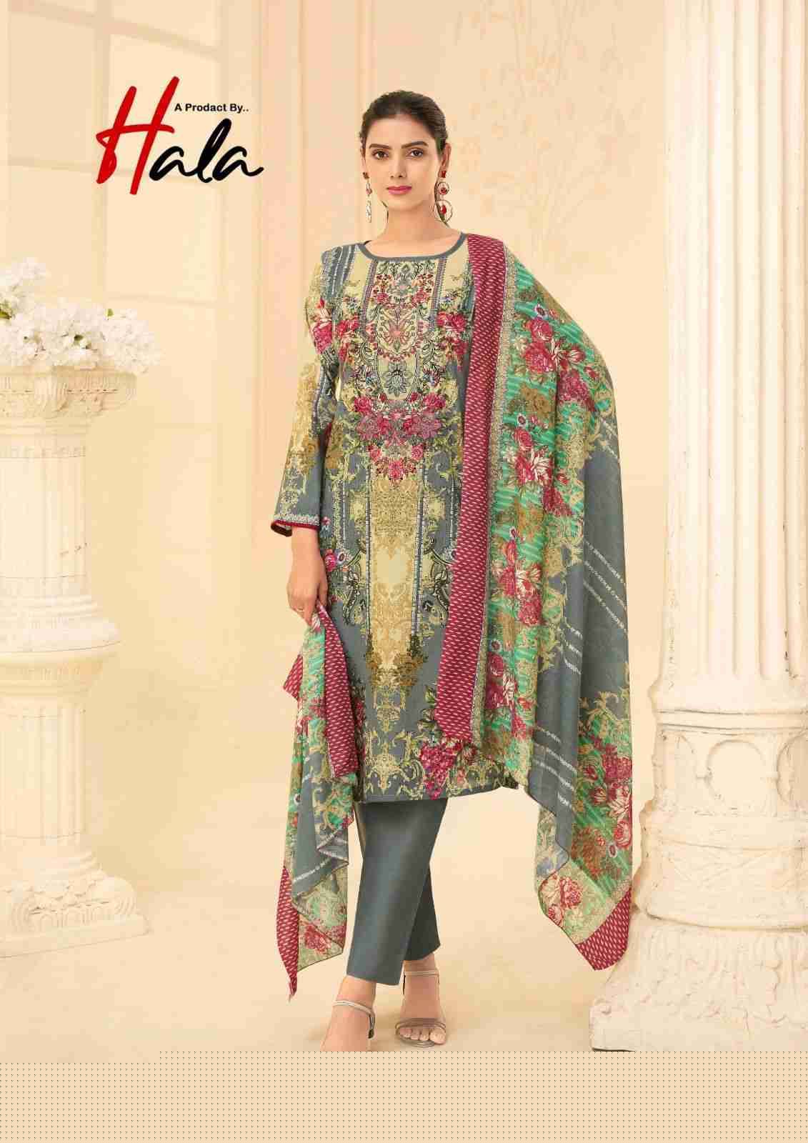Naira Vol-1 By Hala 1001 To 1008 Series Beautiful Festive Suits Stylish Fancy Colorful Casual Wear & Ethnic Wear Pure Cotton Digital Print Dresses At Wholesale Price