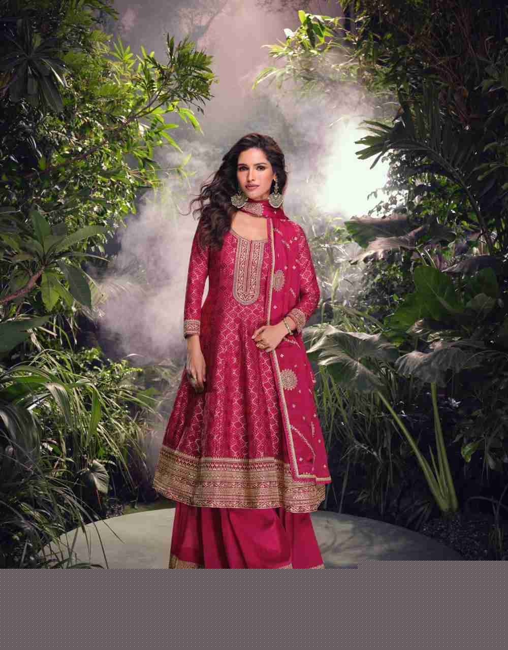 Akshara By Sayuri 5717 To 5719 Series Beautiful Sharara Suits Colorful Stylish Fancy Casual Wear & Ethnic Wear Premium Viscose Jacquard Silk Dresses At Wholesale Price