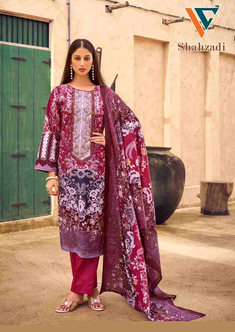 Shahzadi Vol-3 By Vandana Creation 3001 To 3008 Series Beautiful Festive Suits Stylish Fancy Colorful Casual Wear & Ethnic Wear Cotton Print Dresses At Wholesale Price