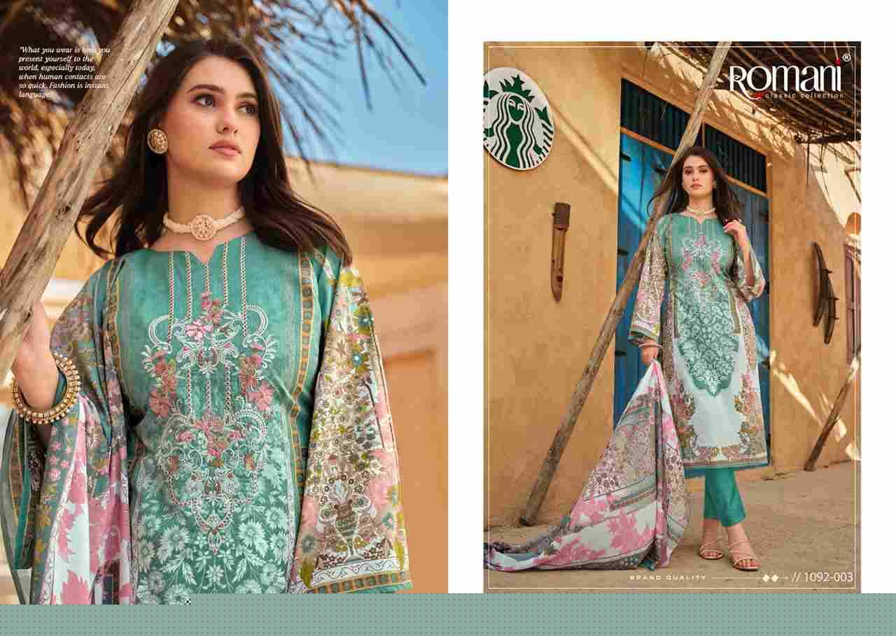Aarzu Vol-9 By Romani 1092-001 To 1092-008 Series Beautiful Festive Suits Stylish Fancy Colorful Casual Wear & Ethnic Wear Soft Cotton Print Dresses At Wholesale Price