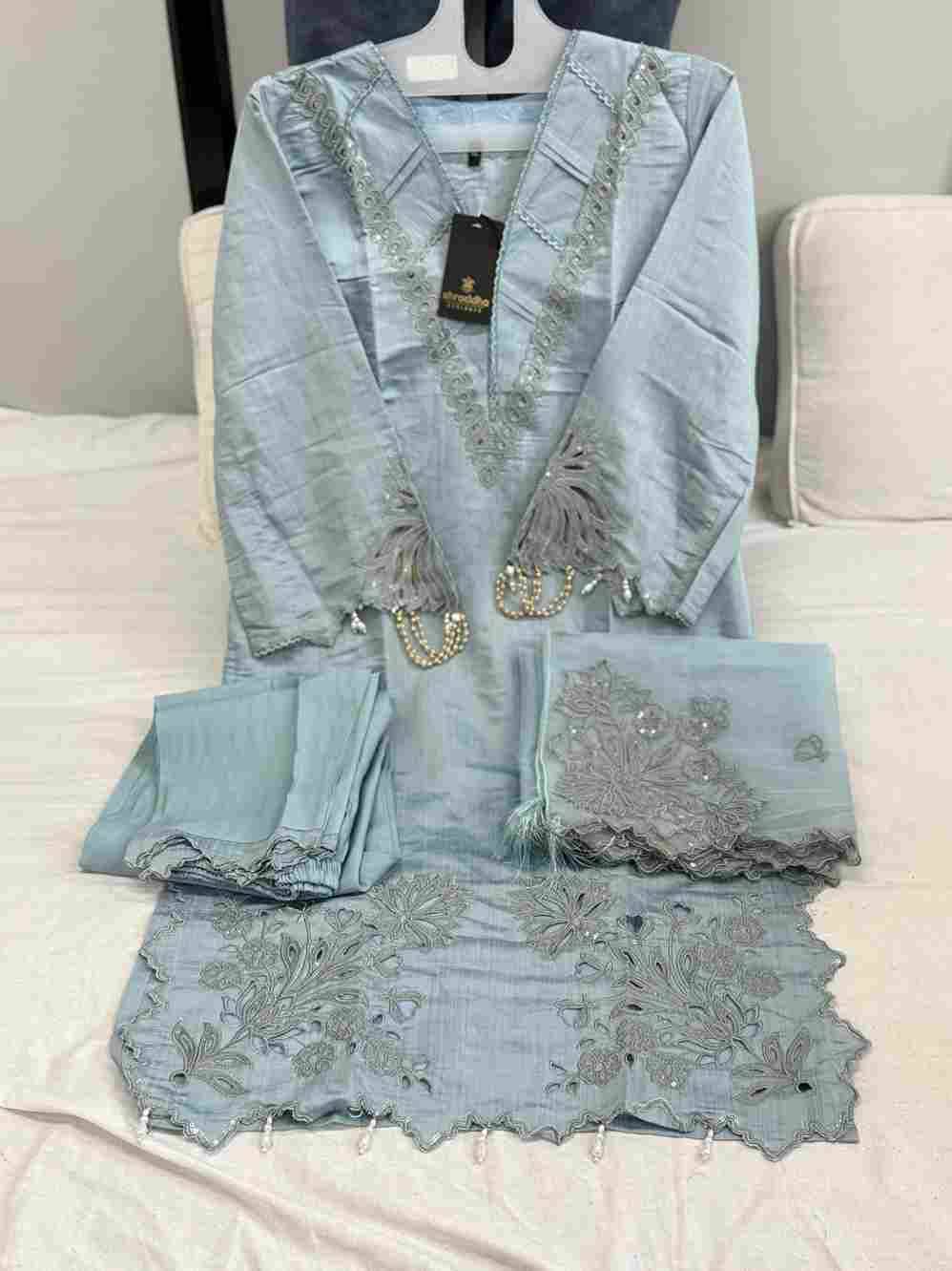 Mushk Hit Design R-1004 Colours By Mushk R-1004-A To R-1004-D Series Beautiful Winter Collection Pakistani Suits Stylish Fancy Colorful Casual Wear & Ethnic Wear Pure Roman Silk Embroidery Dresses At Wholesale Price