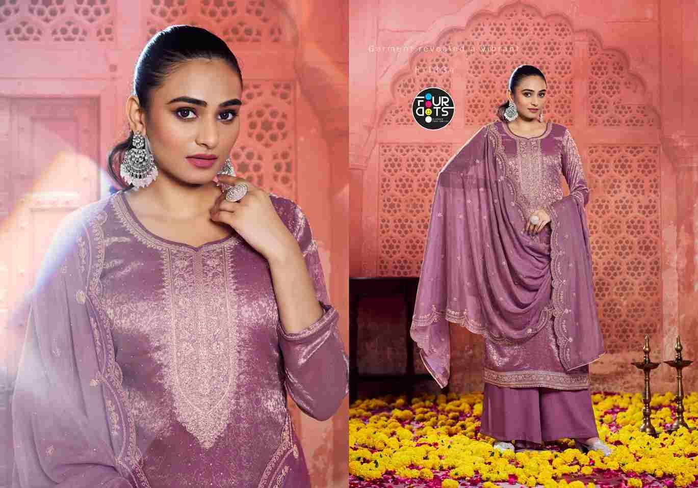 Tarla By Four Dots 1331 To 1334 Series Beautiful Festive Suits Colorful Stylish Fancy Casual Wear & Ethnic Wear Viscose Jacquard Silk Dresses At Wholesale Price