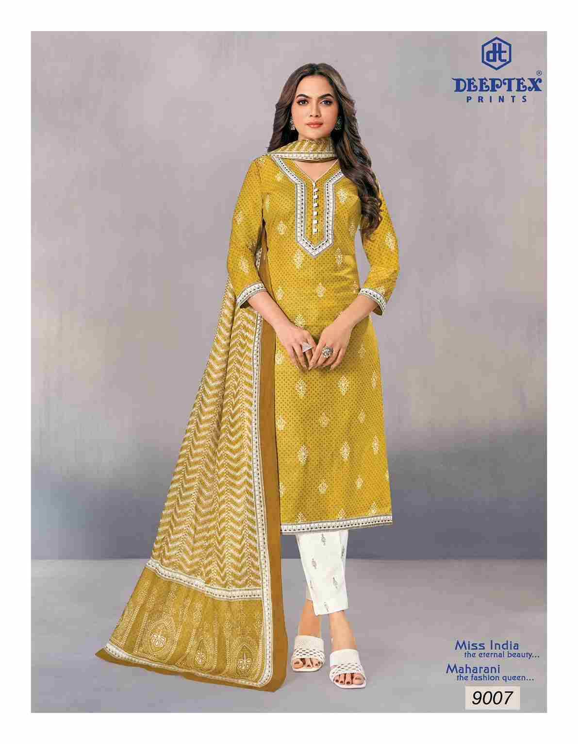 Miss India Vol-90 By Deeptex Prints 9001 To 9016 Series Beautiful Festive Suits Stylish Fancy Colorful Casual Wear & Ethnic Wear Cotton Print Dresses At Wholesale Price