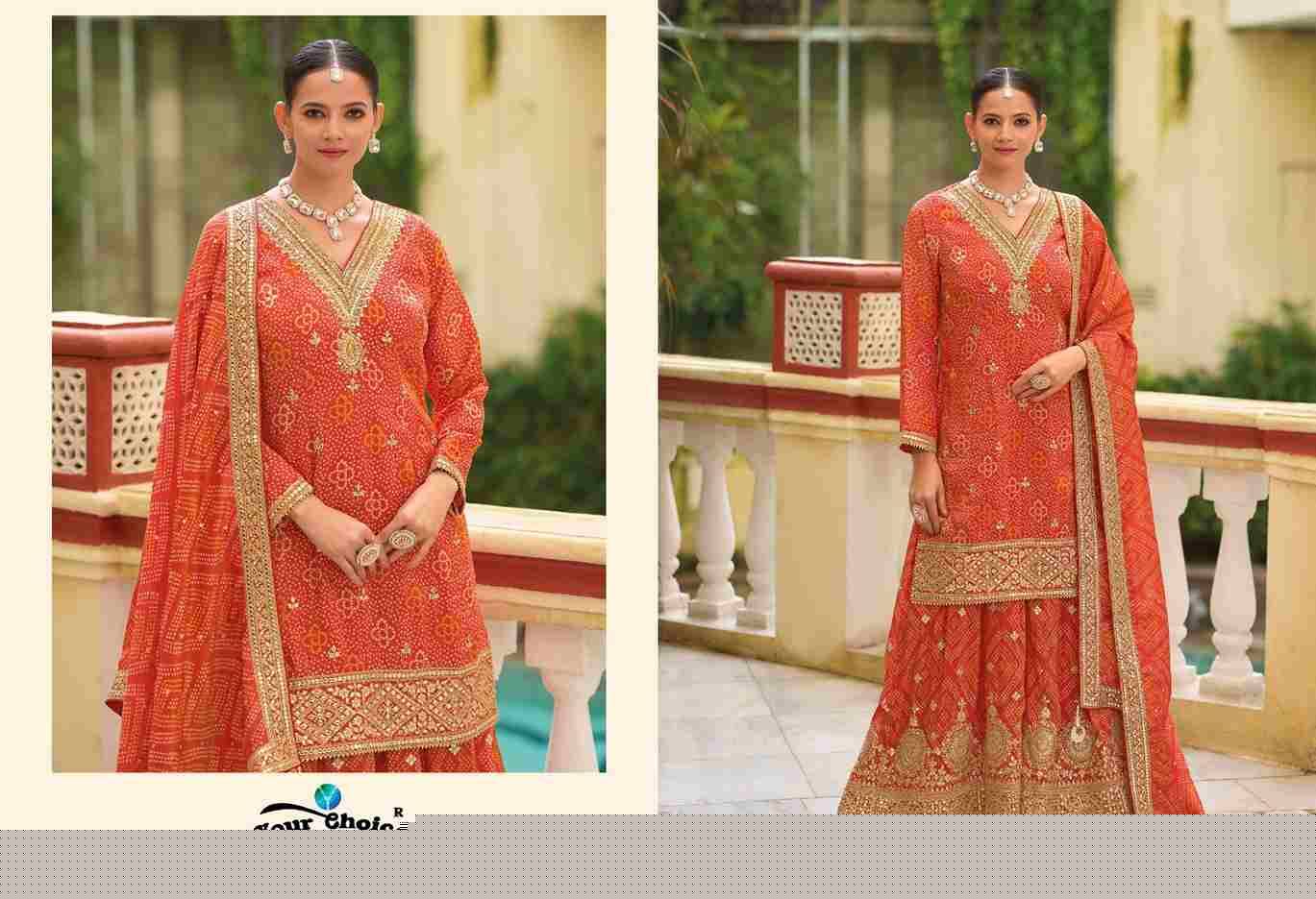 Olay By Your Choice 6001 To 6004 Series Beautiful Stylish Sharara Suits Fancy Colorful Casual Wear & Ethnic Wear & Ready To Wear Heavy Chinnon Embroidered Dresses At Wholesale Price