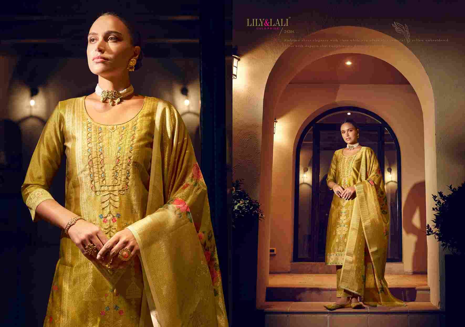 Faridan Vol-2 By Lily And Lali 24301 To 24306 Series Designer Festive Suits Collection Beautiful Stylish Fancy Colorful Party Wear & Occasional Wear Banarasi Jacquard Silk Dresses At Wholesale Price