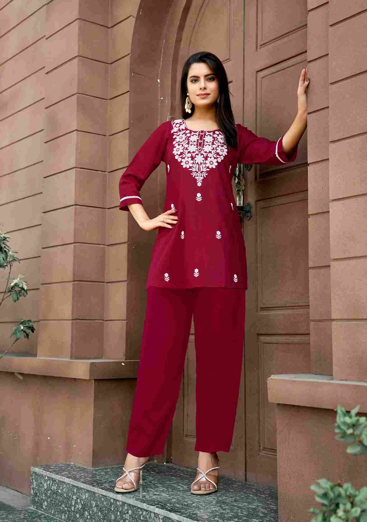 Polo By Tips And Tops 1001 To 1006 Series Designer Stylish Fancy Colorful Beautiful Party Wear & Ethnic Wear Collection Rayon Slub Co-Ords At Wholesale Price