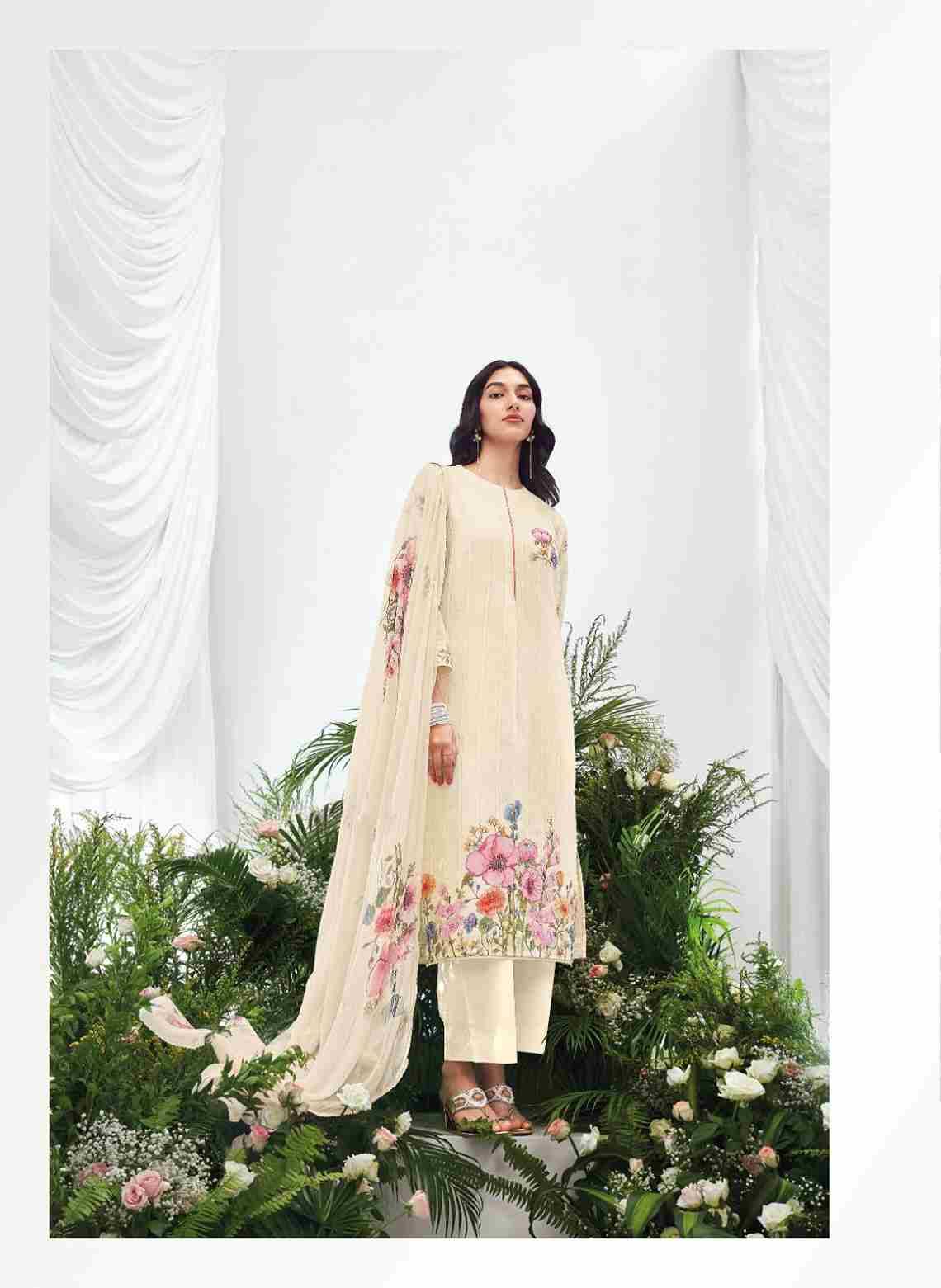 Ahren By Ganga Fashion 2015 To 2020 Series Beautiful Festive Suits Colorful Stylish Fancy Casual Wear & Ethnic Wear Cotton Linen Jacquard Dresses At Wholesale Price