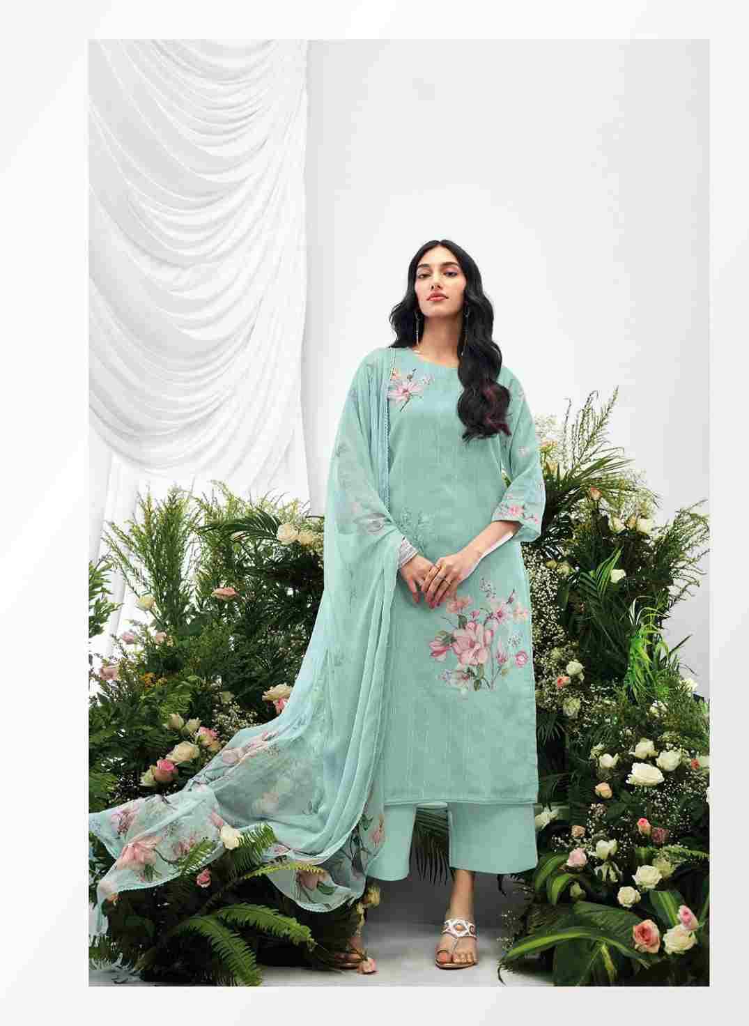 Ahren By Ganga Fashion 2015 To 2020 Series Beautiful Festive Suits Colorful Stylish Fancy Casual Wear & Ethnic Wear Cotton Linen Jacquard Dresses At Wholesale Price