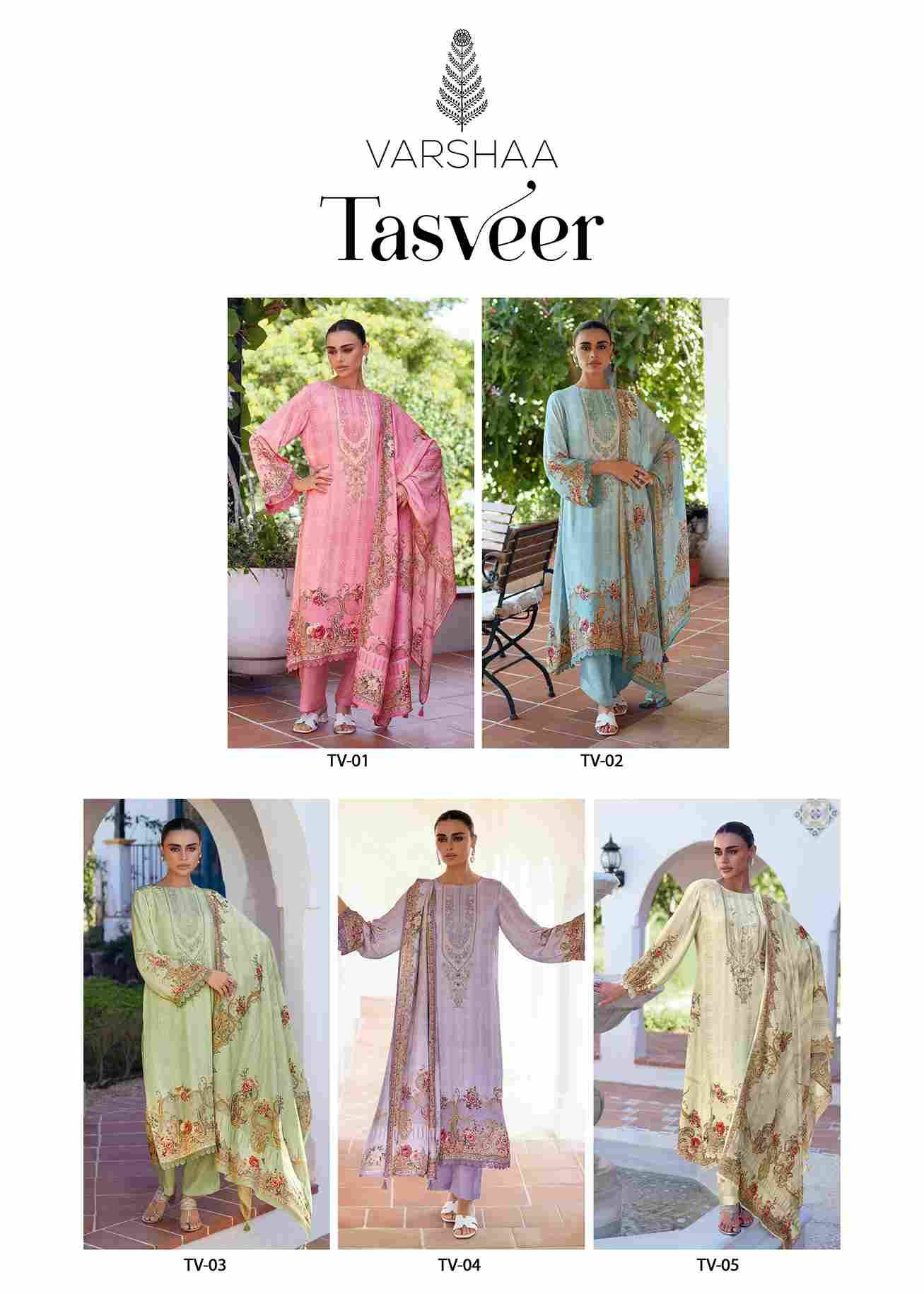 Tasveer By Varshaa 01 To 04 Series Beautiful Festive Suits Colorful Stylish Fancy Casual Wear & Ethnic Wear Modal Satin Dresses At Wholesale Price