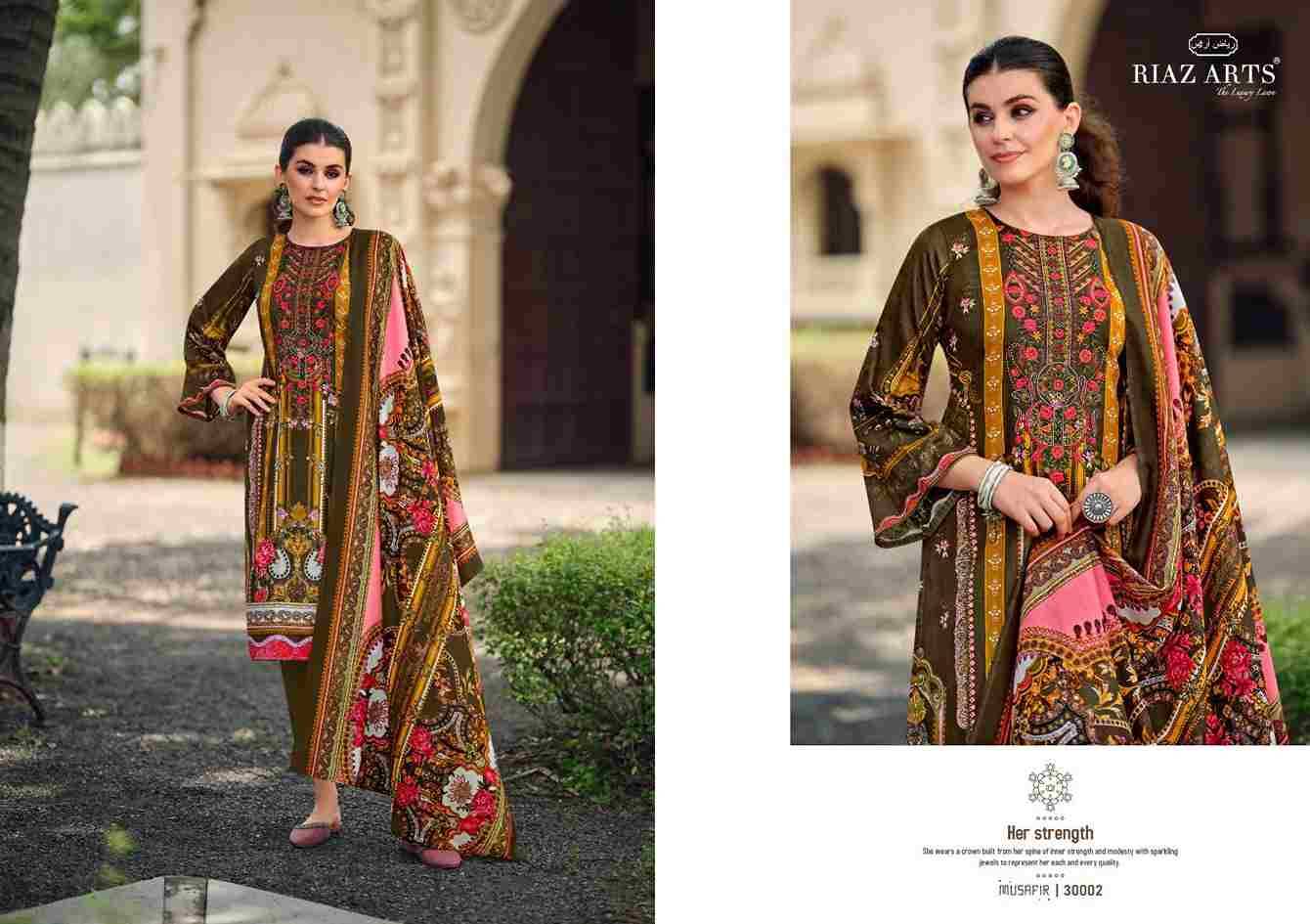 Musafir Vol-19 By Riaz Arts 30001 To 30008 Series Wholesale Designer Pakistani Suits Collection Beautiful Stylish Fancy Colorful Party Wear & Occasional Wear Pure Lawn Print With Embroidered Dresses At Wholesale Price