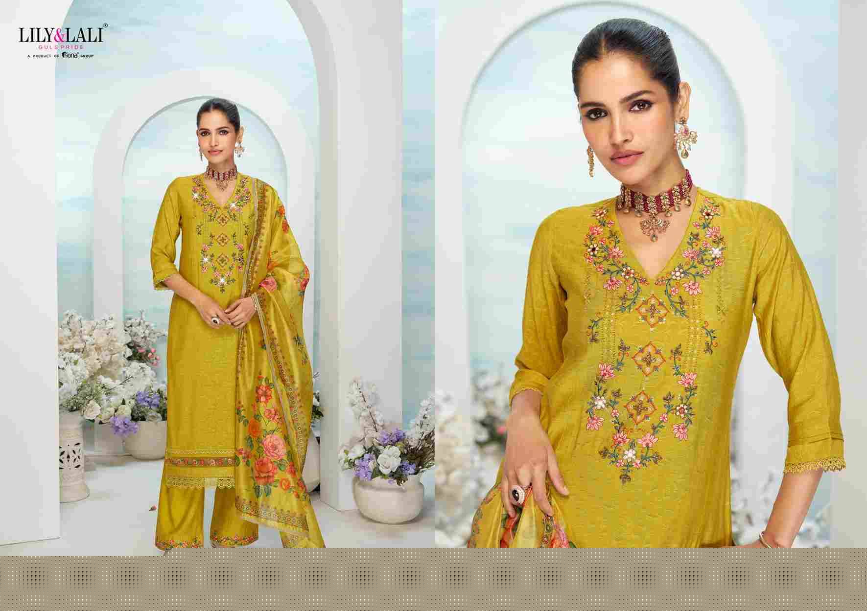 Mishka By Lily And Lali 25001 To 25006 Series Beautiful Festive Suits Colorful Stylish Fancy Casual Wear & Ethnic Wear Viscose Silk Dresses At Wholesale Price