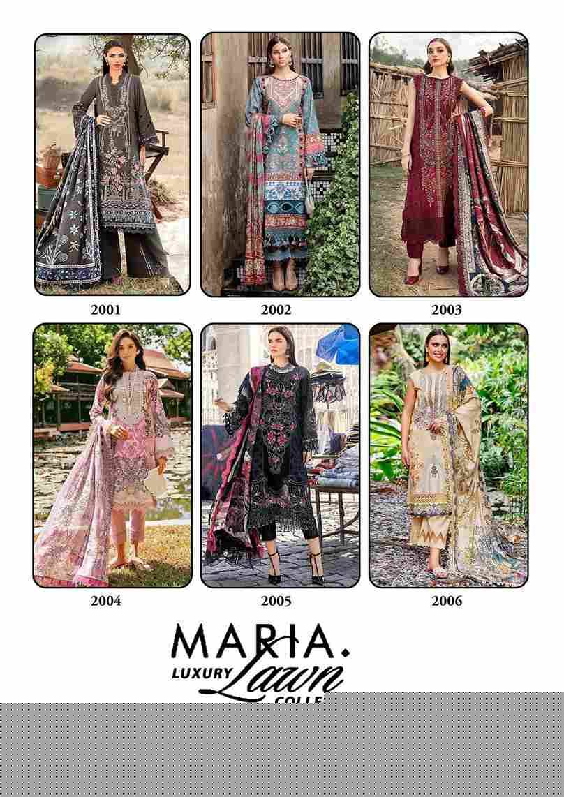 Maria.B. Luxury Lawn Collection Vol-2 By Miss World Choice 2001 To 2006 Series Beautiful Festive Suits Stylish Fancy Colorful Casual Wear & Ethnic Wear Lawn Cotton Print Dresses At Wholesale Price