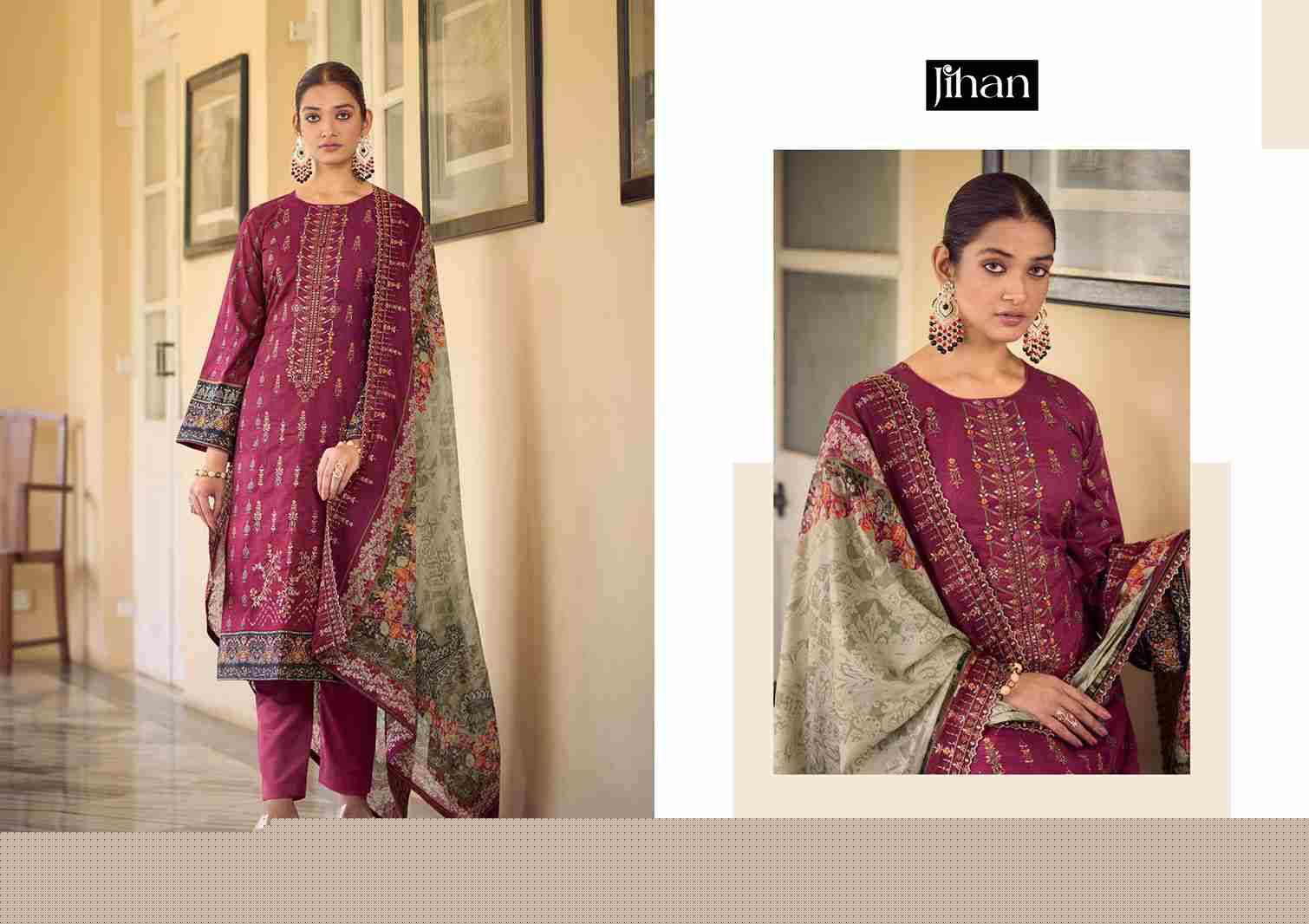 Bin Saeed Remix Vol-3 By Jihan 3536 To 3539 Series Beautiful Stylish Pakistani Suits Fancy Colorful Casual Wear & Ethnic Wear & Ready To Wear Pure Lawn Print Dresses At Wholesale Price