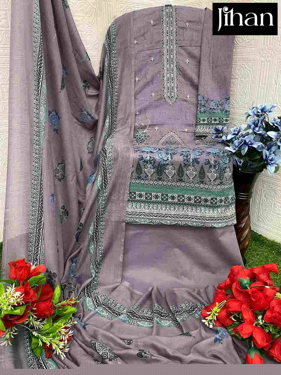 Prestige Lawn Collection Vol-2 By Jihan 3492 To 3495 Series Beautiful Stylish Pakistani Suits Fancy Colorful Casual Wear & Ethnic Wear & Ready To Wear Pure Lawn Print Dresses At Wholesale Price