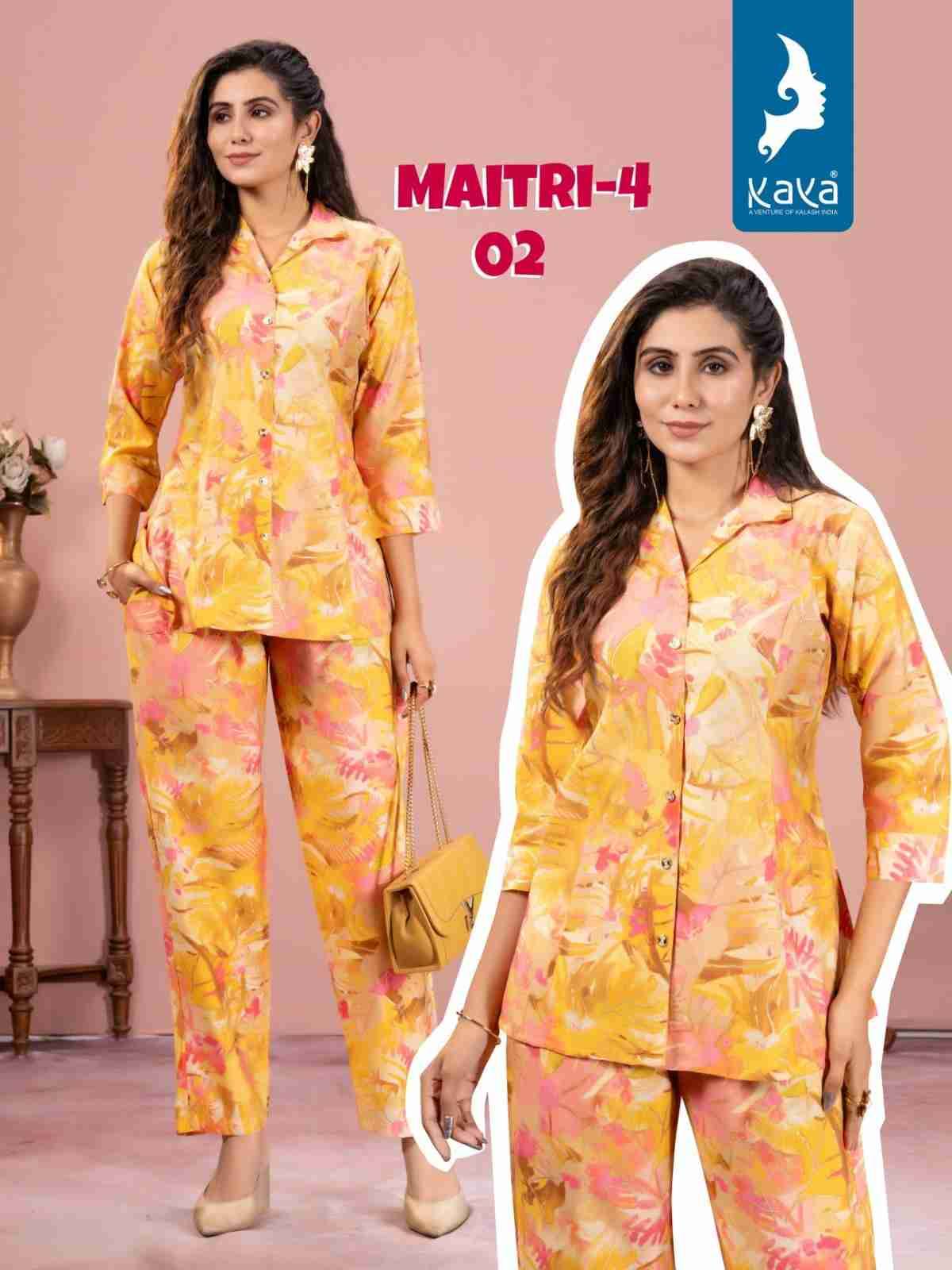 Maitri Vol-4 By Kaya 01 To 08 Series Festive Suits Collection Beautiful Stylish Fancy Colorful Party Wear & Occasional Wear Chanderi Modal Print Kurti At Wholesale Price