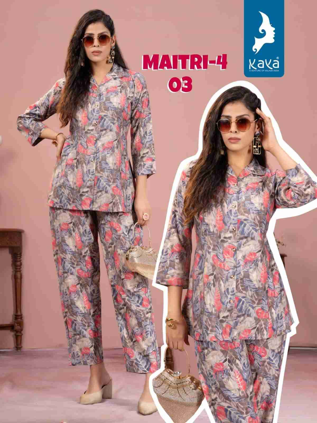Maitri Vol-4 By Kaya 01 To 08 Series Festive Suits Collection Beautiful Stylish Fancy Colorful Party Wear & Occasional Wear Chanderi Modal Print Kurti At Wholesale Price