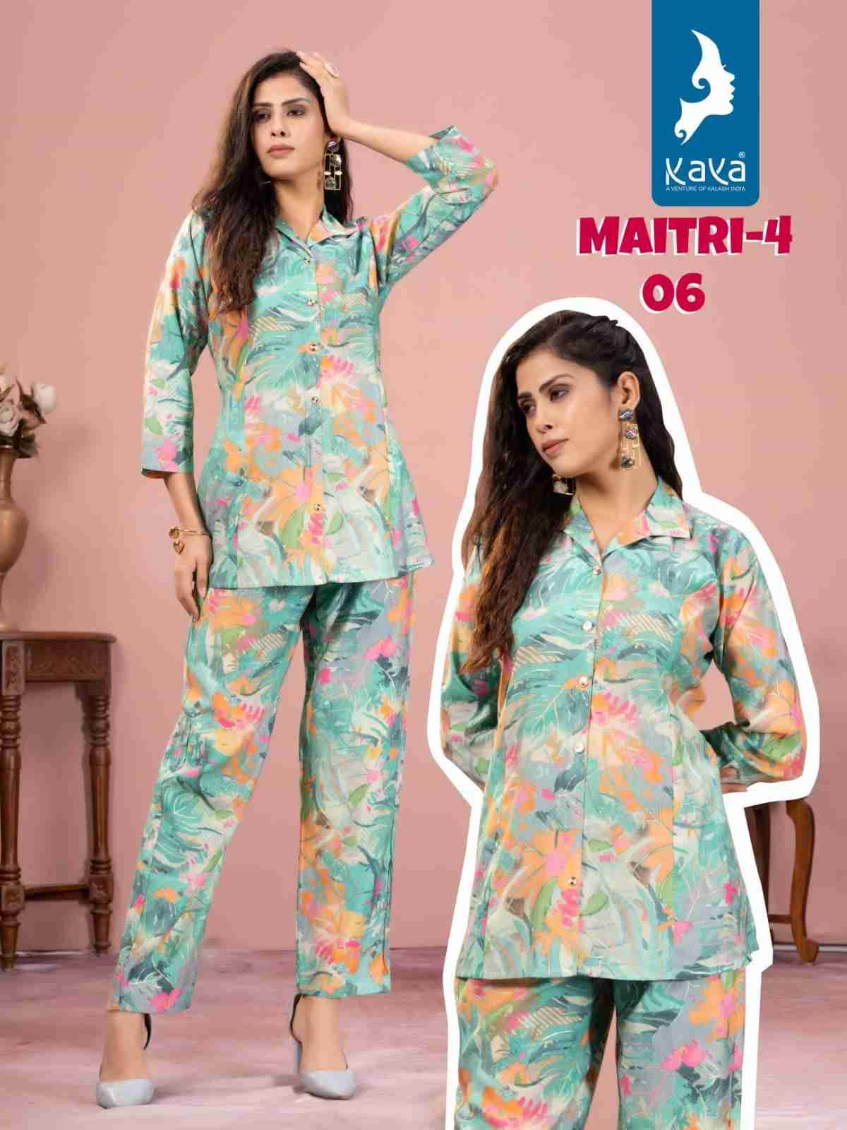 Maitri Vol-4 By Kaya 01 To 08 Series Festive Suits Collection Beautiful Stylish Fancy Colorful Party Wear & Occasional Wear Chanderi Modal Print Kurti At Wholesale Price