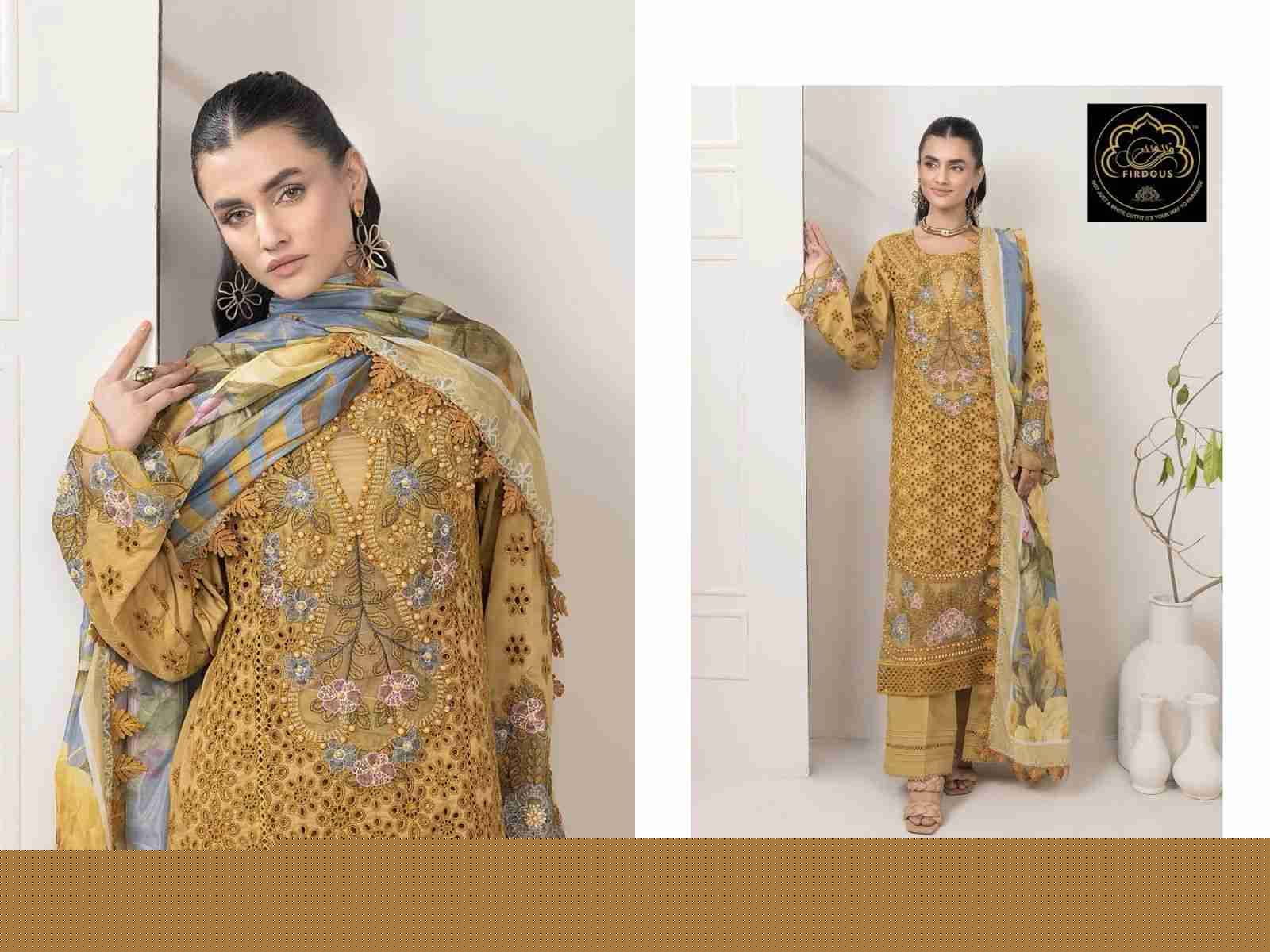 Adan Libas By Firdous 1001 To 1006 Series Beautiful Festive Suits Colorful Stylish Fancy Casual Wear & Ethnic Wear Pure Cotton Embroidered Dresses At Wholesale Price