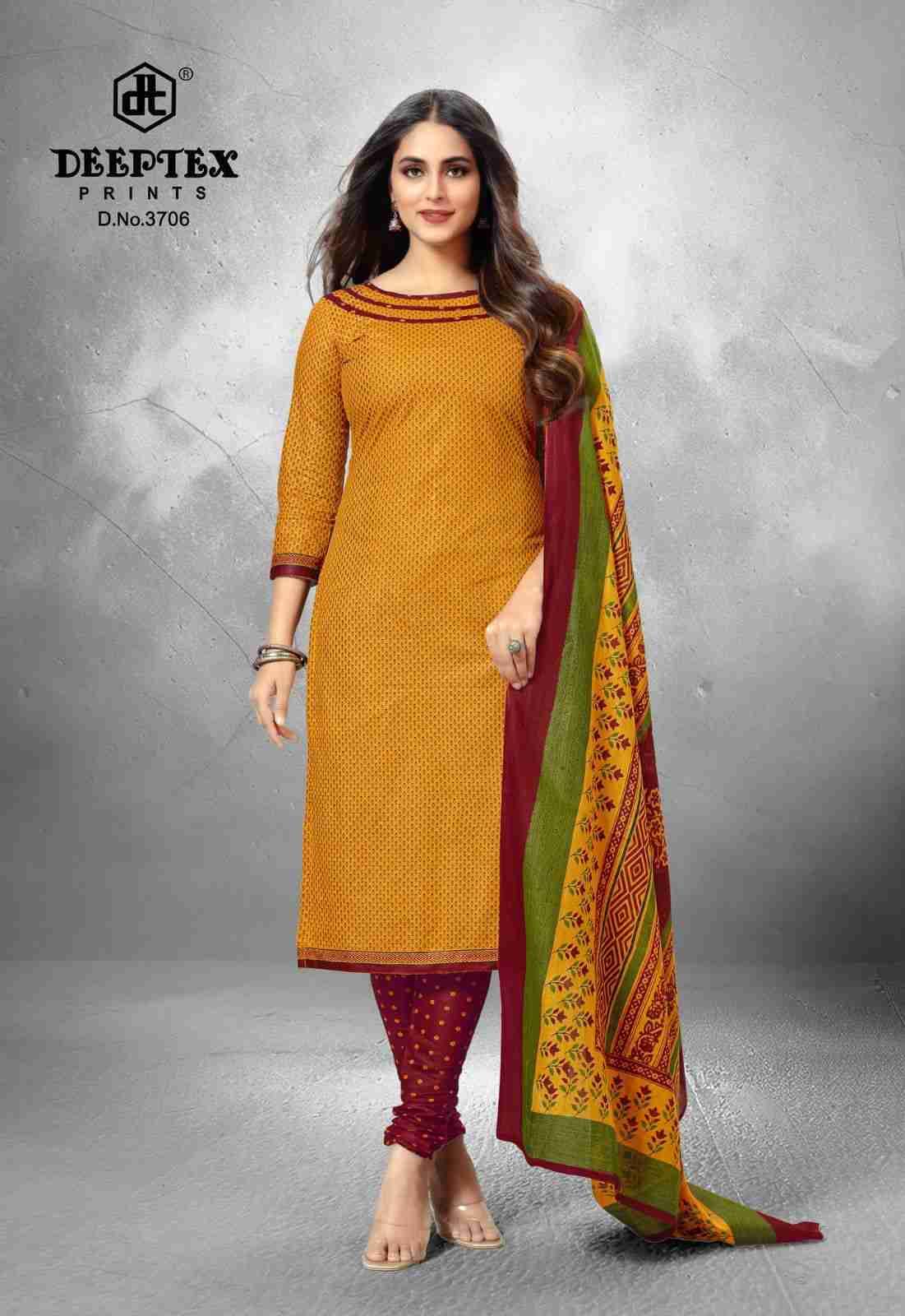 Chief Guest Vol-37 By Deeptex Prints 3701 To 3715 Series Beautiful Suits Colorful Stylish Fancy Casual Wear & Ethnic Wear Cotton Print Dresses At Wholesale Price