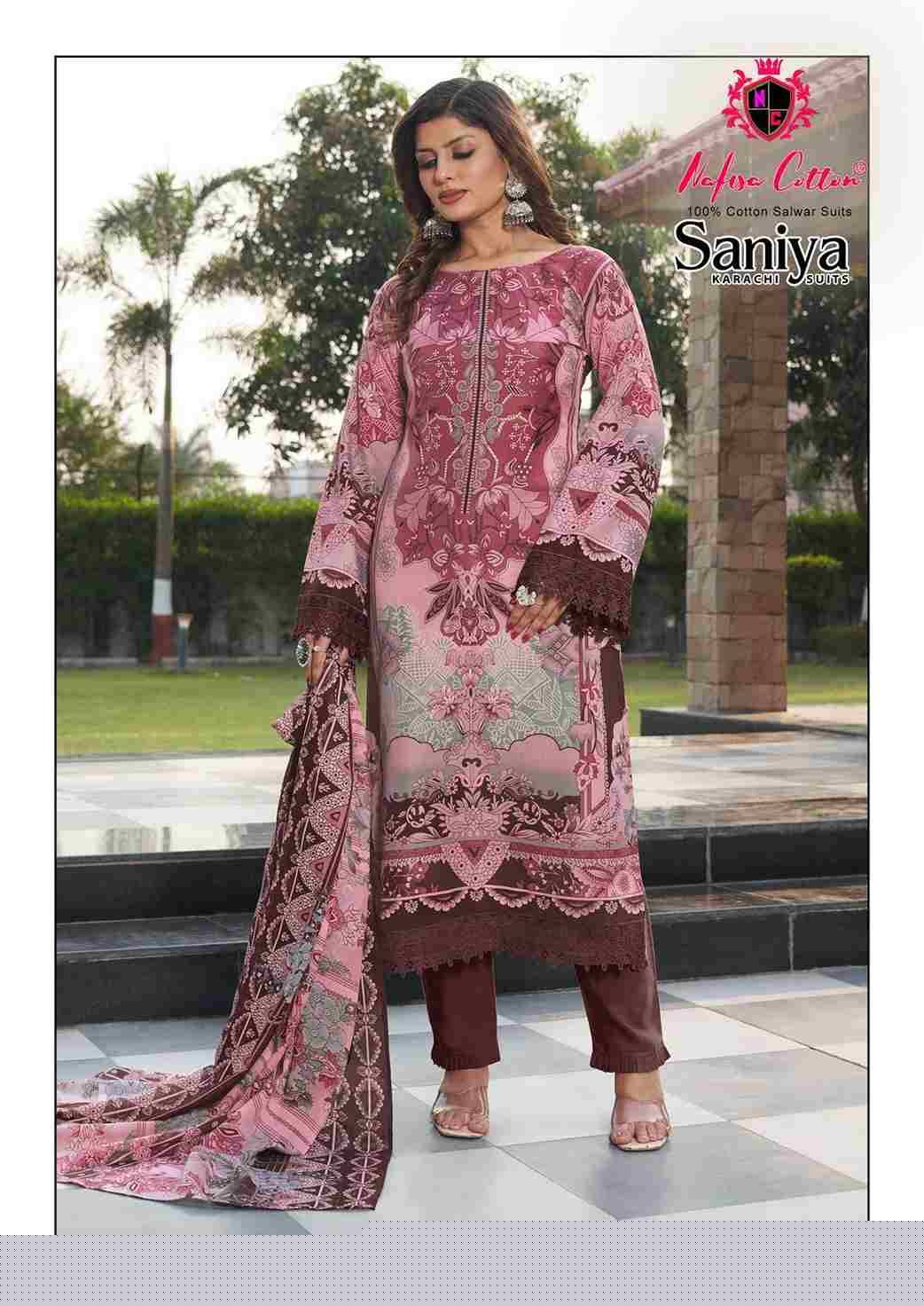 Saniya Vol-3 By Nafisa Cotton 3001 To 3006 Series Beautiful Stylish Festive Suits Fancy Colorful Casual Wear & Ethnic Wear & Ready To Wear Soft Cotton Print Dresses At Wholesale Price