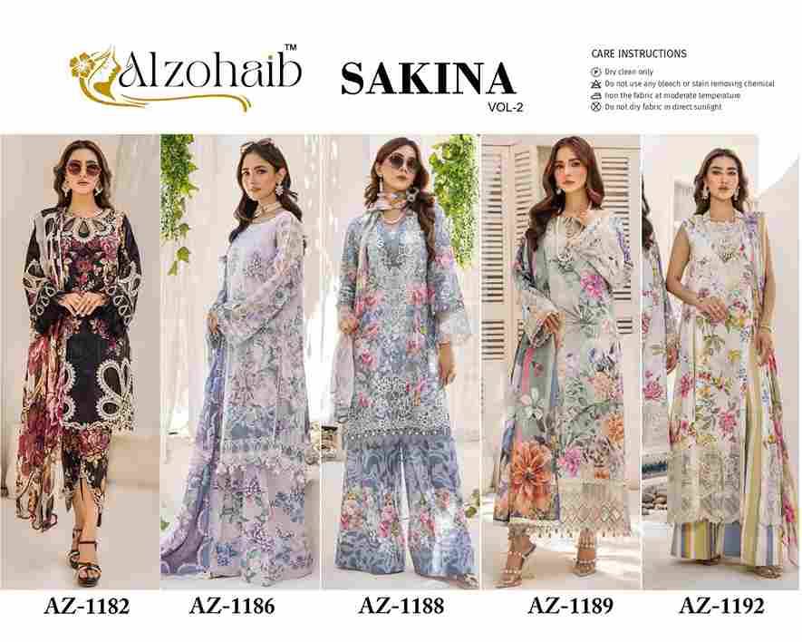 Sakina Vol-2 By Alzohaib Series Beautiful Pakistani Suits Stylish Fancy Colorful Party Wear & Occasional Wear Pure Cotton Print Dresses At Wholesale Price