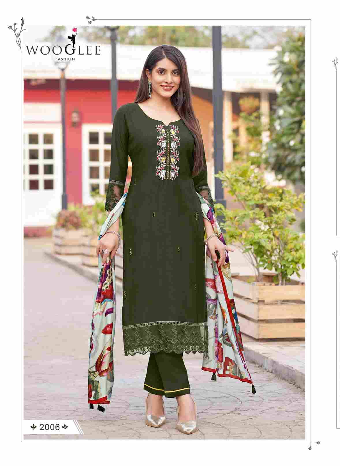 Ehsaas By Wooglee 2001 To 2006 Series Designer Festive Suits Collection Beautiful Stylish Fancy Colorful Party Wear & Occasional Wear Pure Viscose Embroidered Dresses At Wholesale Price