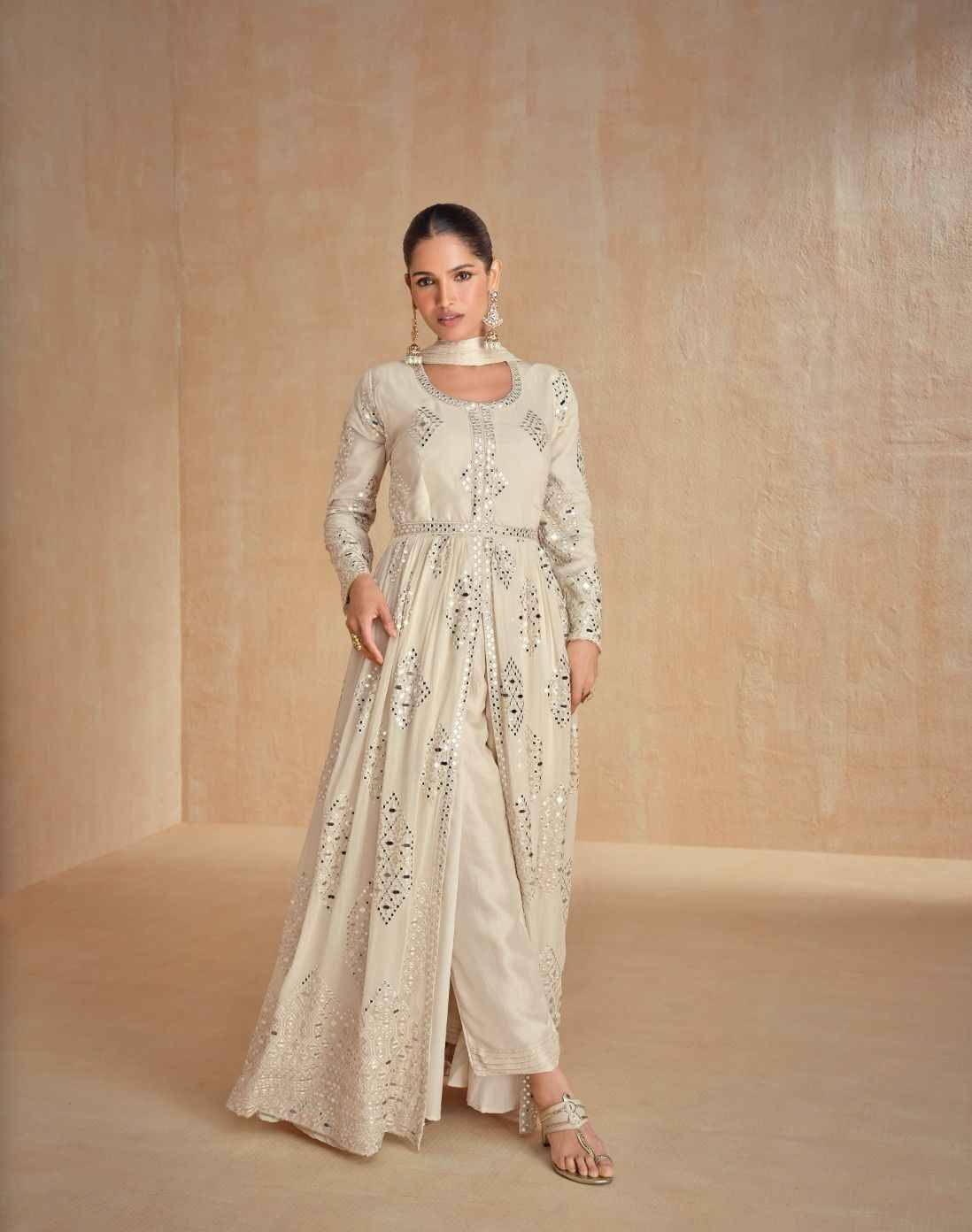 Ananya By Aashirwad Creation 10193 To 10195 Series Beautiful Festive Suits Colorful Stylish Fancy Casual Wear & Ethnic Wear Georgette With Work Dresses At Wholesale Price