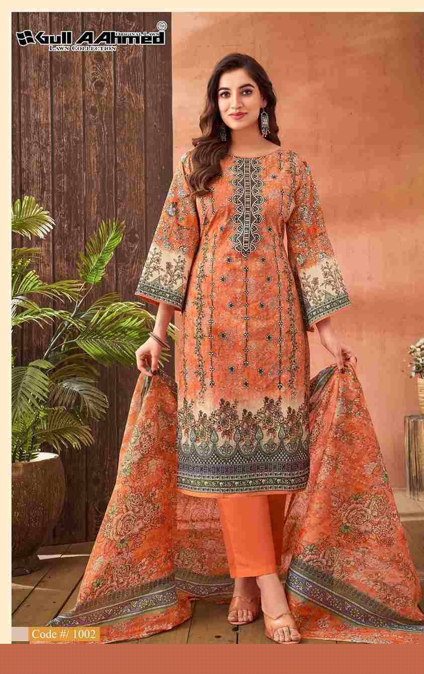 Zara By Gull Aahmed 1001 To 1006 Series Beautiful Festive Suits Stylish Fancy Colorful Casual Wear & Ethnic Wear Pure Lawn Dresses At Wholesale Price