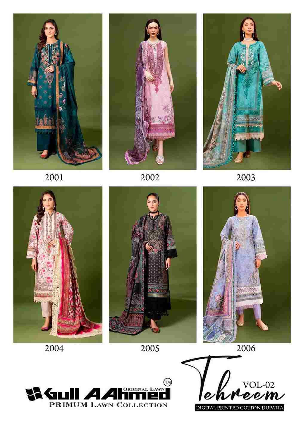 Tehreem Vol-3 By Gull Aahmed 2001 To 2006 Series Beautiful Festive Suits Stylish Fancy Colorful Casual Wear & Ethnic Wear Pure Lawn Dresses At Wholesale Price