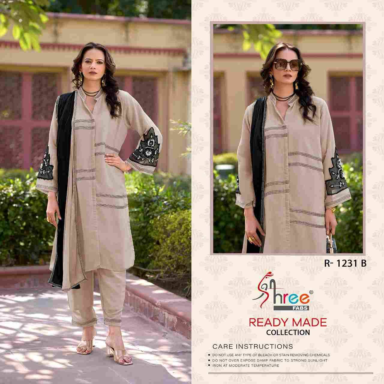 Shree Fabs Hit Design R-1231 Colours By Shree Fabs R-1231-A To R-1231-D Series Beautiful Pakistani Suits Stylish Fancy Colorful Party Wear & Occasional Wear Chiffon Embroidered Dresses At Wholesale Price