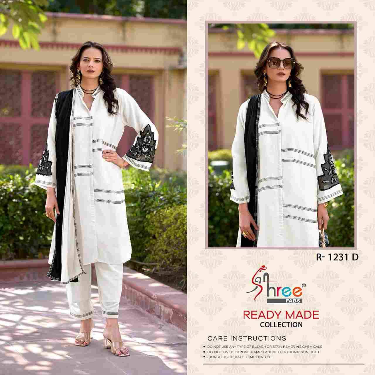 Shree Fabs Hit Design R-1231 Colours By Shree Fabs R-1231-A To R-1231-D Series Beautiful Pakistani Suits Stylish Fancy Colorful Party Wear & Occasional Wear Chiffon Embroidered Dresses At Wholesale Price