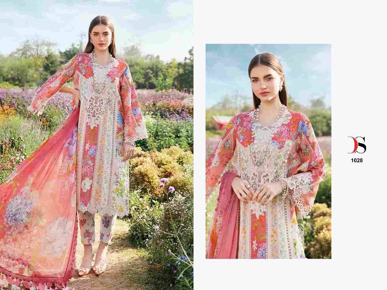 M Print Spring Summer-25 By Deepsy Suits 1021 To 1028 Series Beautiful Pakistani Suits Colorful Stylish Fancy Casual Wear & Ethnic Wear Pure Cotton Print Dresses At Wholesale Price