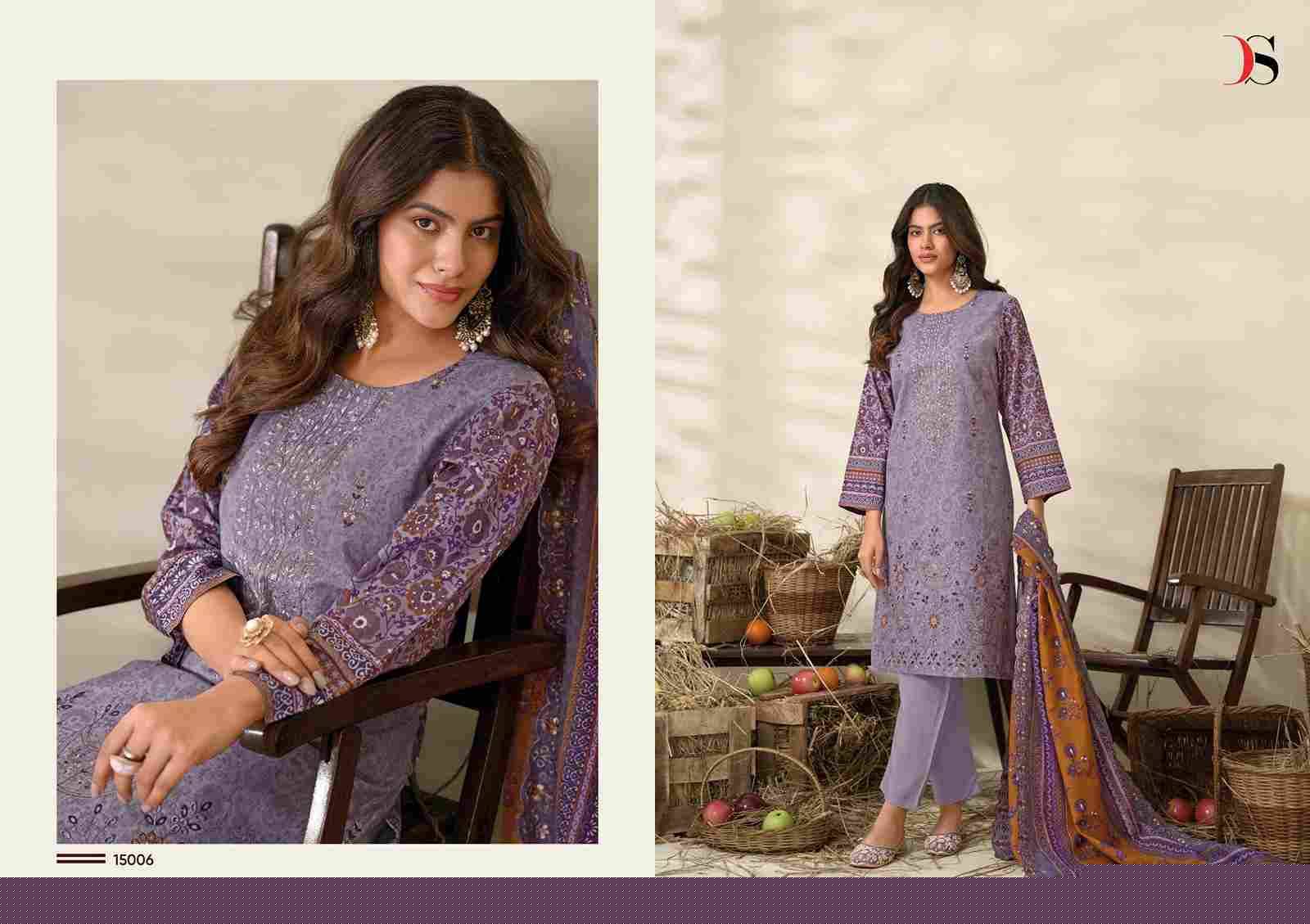 Bin Saeed Vol-15 By Deepsy Suits 15001 To 15008 Series Beautiful Pakistani Suits Colorful Stylish Fancy Casual Wear & Ethnic Wear Pure Cotton With Embroidered Dresses At Wholesale Price