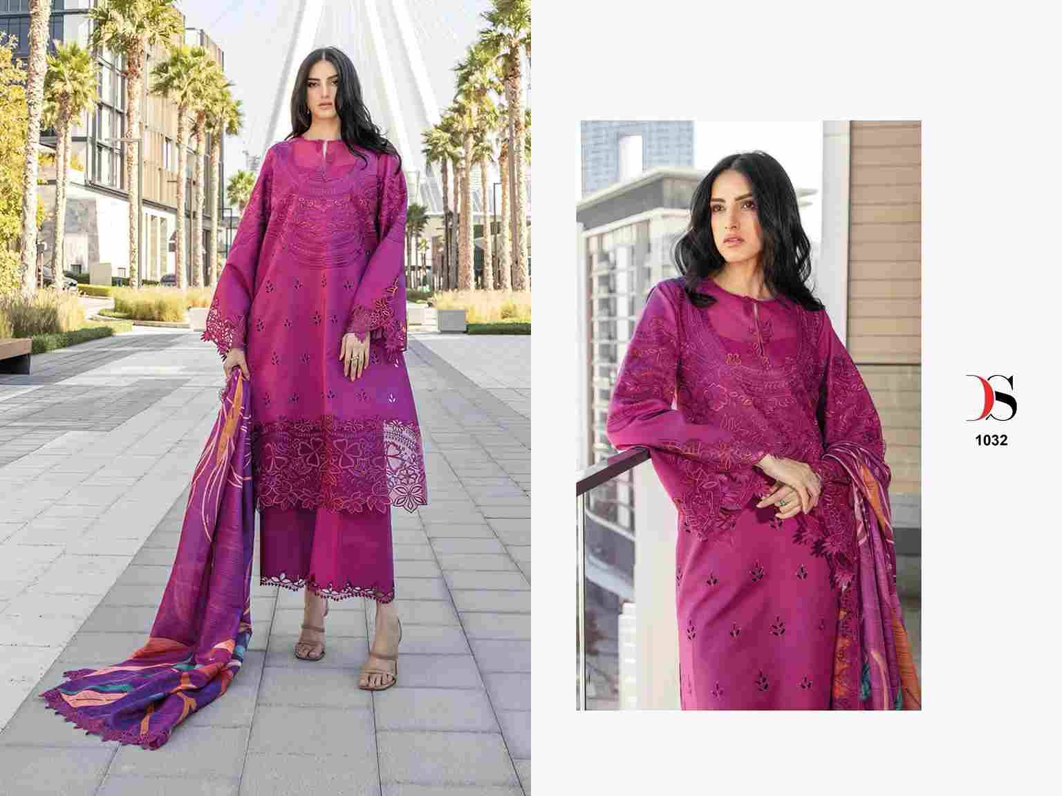Qalamkar Lawn-25 By Deepsy Suits 1031 To 1036 Series Designer Pakistani Suits Beautiful Stylish Fancy Colorful Party Wear & Occasional Wear Pure Cotton Embroidered Dresses At Wholesale Price