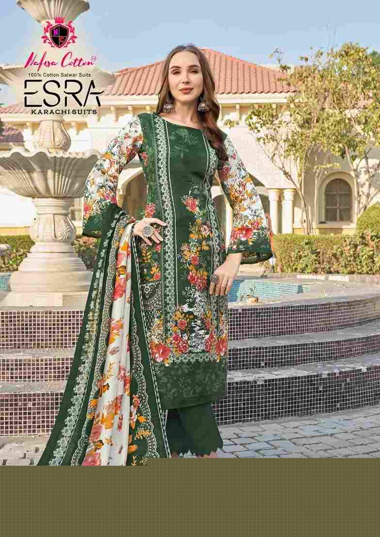 Esra Vol-9 By Nafisa Cotton 9001 To 9006 Series Beautiful Stylish Festive Suits Fancy Colorful Casual Wear & Ethnic Wear & Ready To Wear Pure Soft Cotton Dresses At Wholesale Price