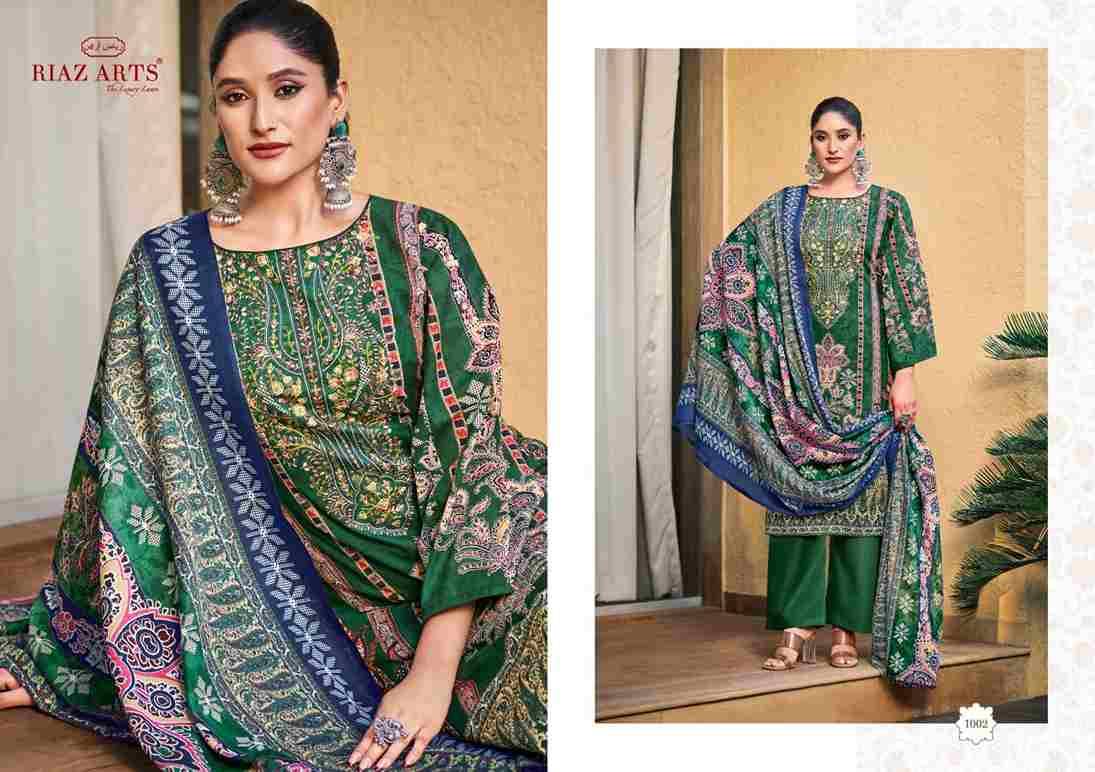 Ombre By Riaz Arts 1001 To 1008 Series Beautiful Festive Suits Stylish Fancy Colorful Casual Wear & Ethnic Wear Pure Cambric Lawn Print Dresses At Wholesale Price