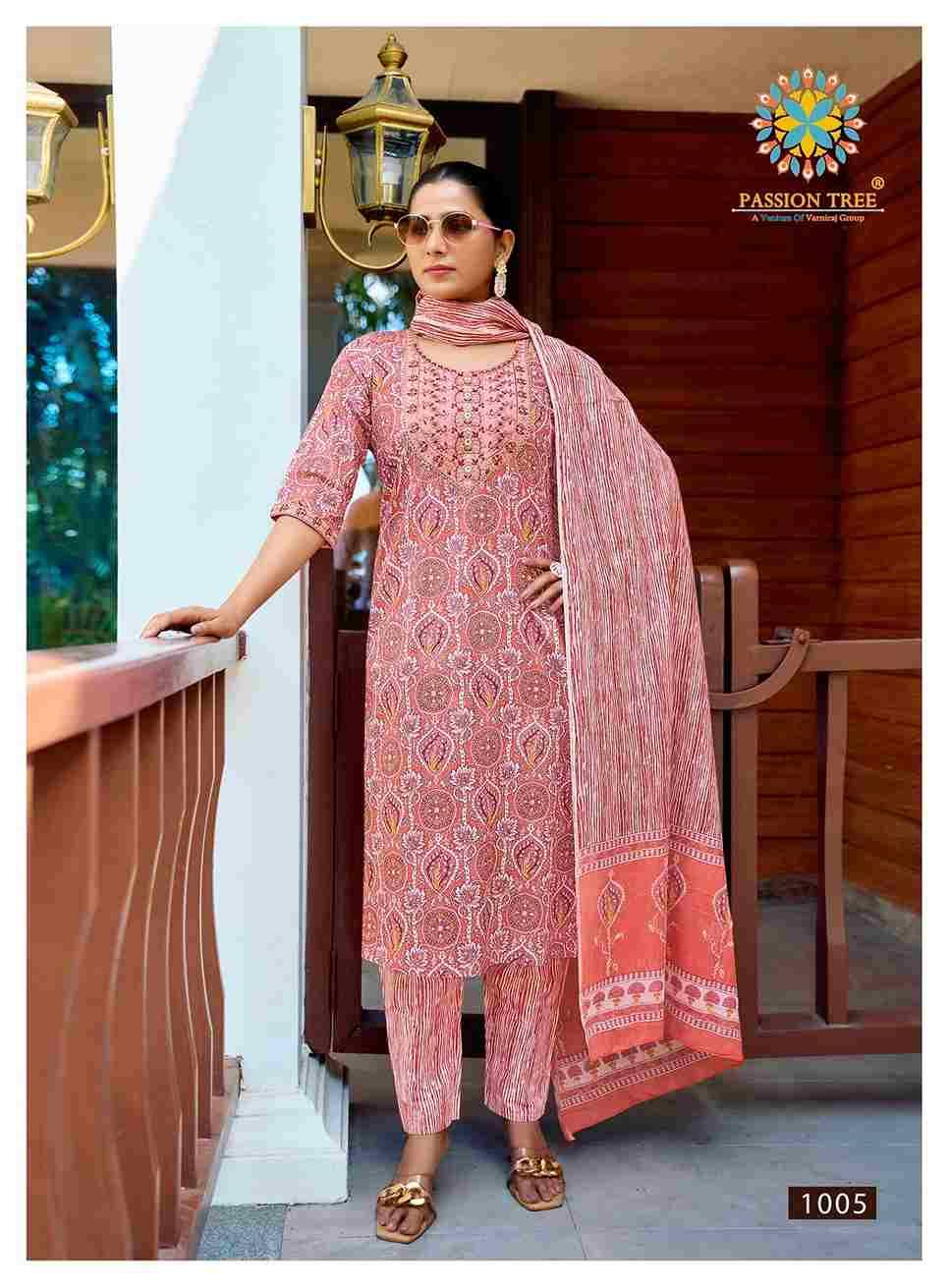 Priyanshi Vol-1 By Passion Tree 1001 To 1008 Series Beautiful Stylish Festive Suits Fancy Colorful Casual Wear & Ethnic Wear & Ready To Wear Cotton Dresses At Wholesale Price