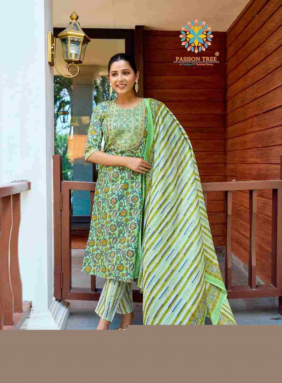Priyanshi Vol-1 By Passion Tree 1001 To 1008 Series Beautiful Stylish Festive Suits Fancy Colorful Casual Wear & Ethnic Wear & Ready To Wear Cotton Dresses At Wholesale Price