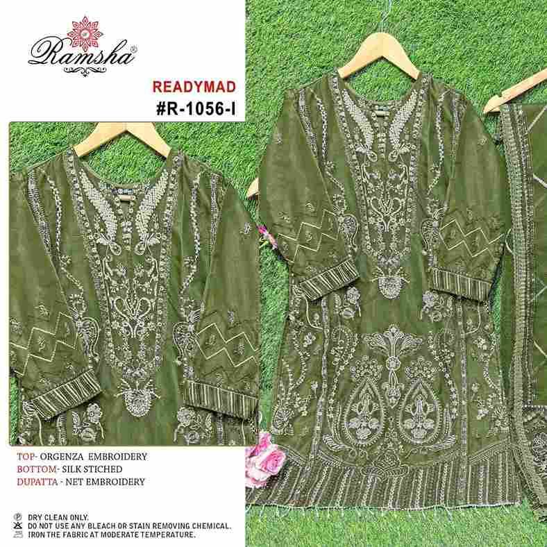Ramsha 1056 Colours Vol-3 By Ramsha 1056-I To 1056-L Series Beautiful Pakistani Suits Colorful Stylish Fancy Casual Wear & Ethnic Wear Organza Embroidered Dresses At Wholesale Price