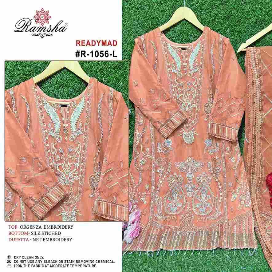 Ramsha 1056 Colours Vol-3 By Ramsha 1056-I To 1056-L Series Beautiful Pakistani Suits Colorful Stylish Fancy Casual Wear & Ethnic Wear Organza Embroidered Dresses At Wholesale Price